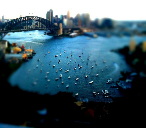 Looking Down On Syndney Harbour