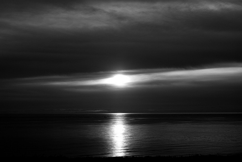 Sunset InB&W