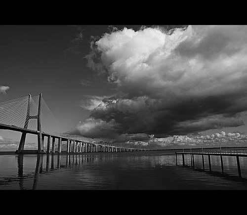 Black And White Clouds