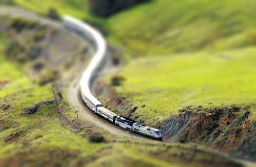 Tilt Shift Train