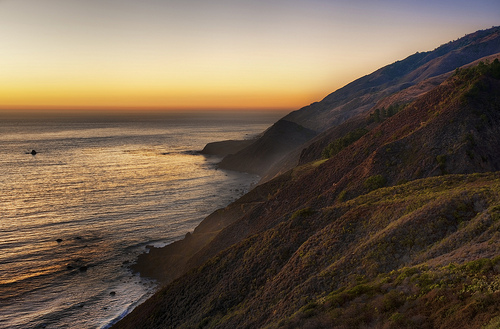 Sunset in the hills