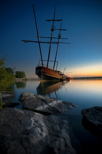 Blue Hour At Jordan Harbor