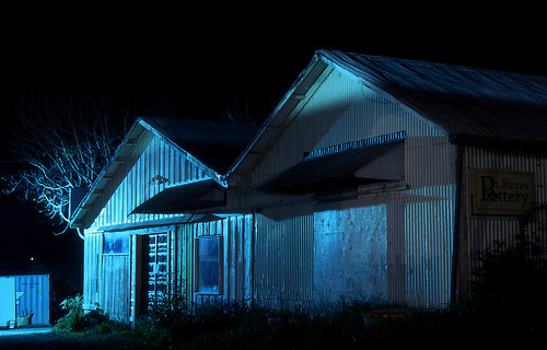 Pt Reyes Pottery At Night